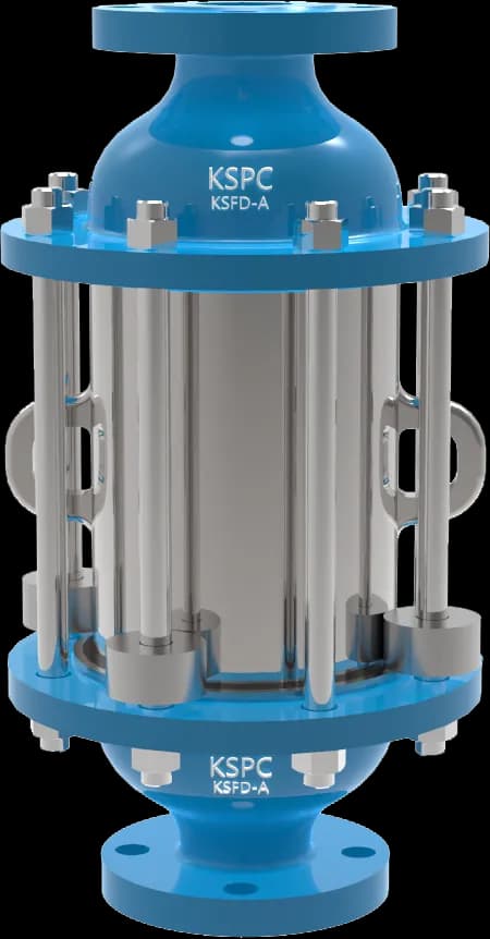 KSPC KSFD-A Inline Detonation Flame Arrester