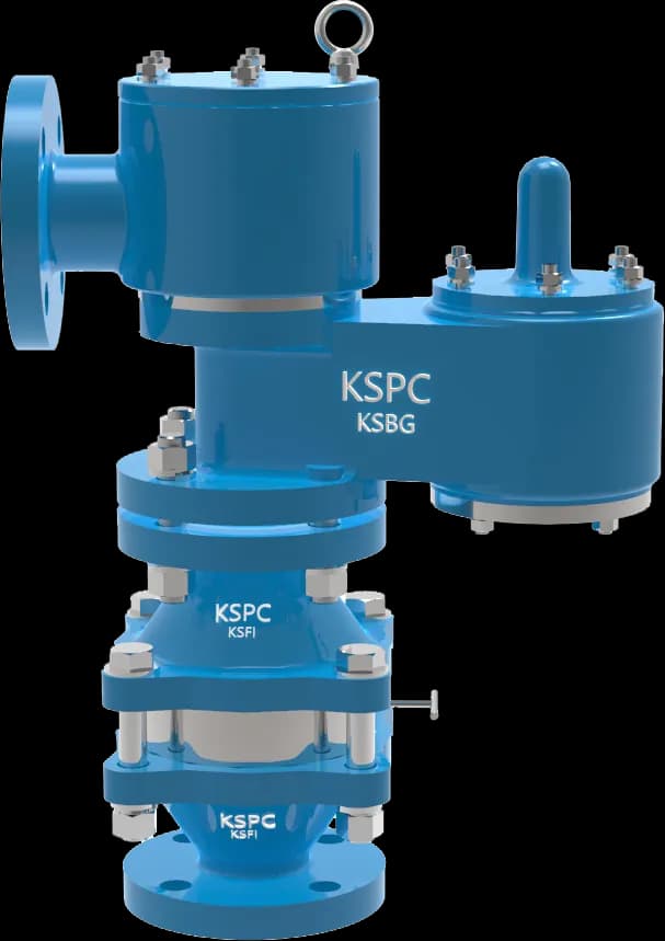 KSPC KSBGFI-A/KSGSFI-A Pressure Vacuum Valve w/ Flame Arrester (Pipe Away)