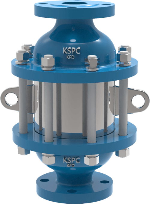 KSPC KFD/KSFD Detonation Inline Flame Arrester