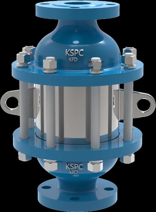 KSPC KFD/KSFD Detonation Inline Flame Arrester