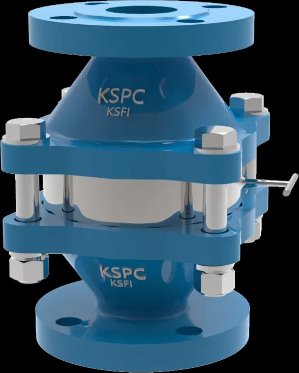 KSPC KSFI Inline Deflagration Flame Arrester