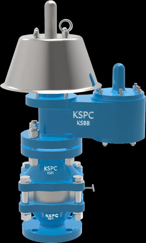 KSPC KSBBFI-A/KSBSFI-A Pressure Vacuum Valve w/ Flame Arrester