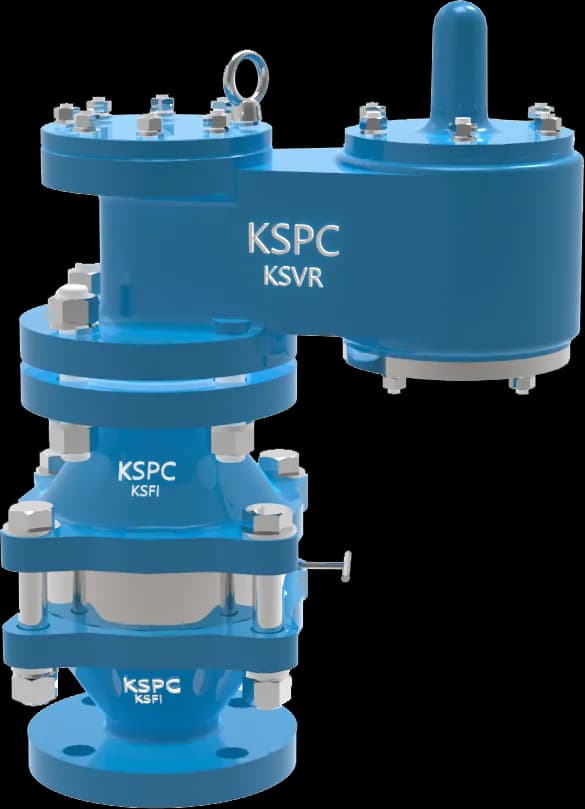 KSPC KSVRFI-A/KSVSFI-A Vacuum Relief Valve w/ Flame Arrester