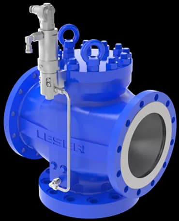 LESER Type 814 Dual Outlet Pilot-Operated Safety Valve