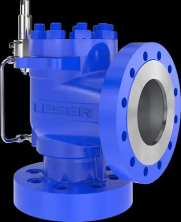 LESER Type 821 Pilot-Operated Safety Valve (Modulate Action)